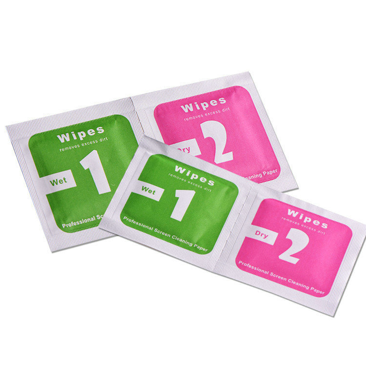 Installation cleaning wipe
