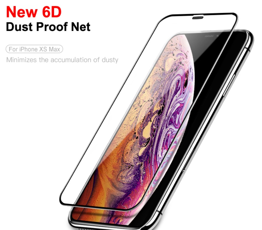 thumbnail interactive-video image 1 of Mc-dingar 5D Tempered Glass Screen Protector For IPhone XR XS Max – Full Cover 1 of 4