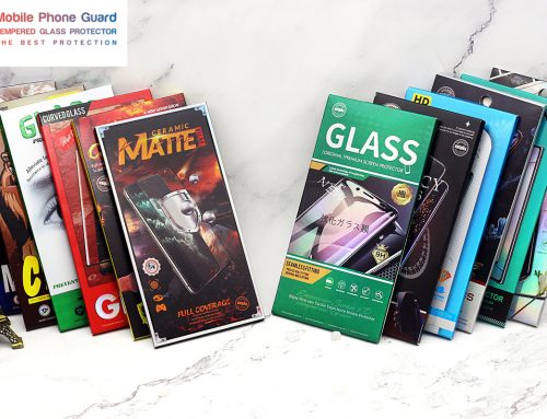 OEM Customized mobile phone accessories tempered glass packaging boxes for screen protector