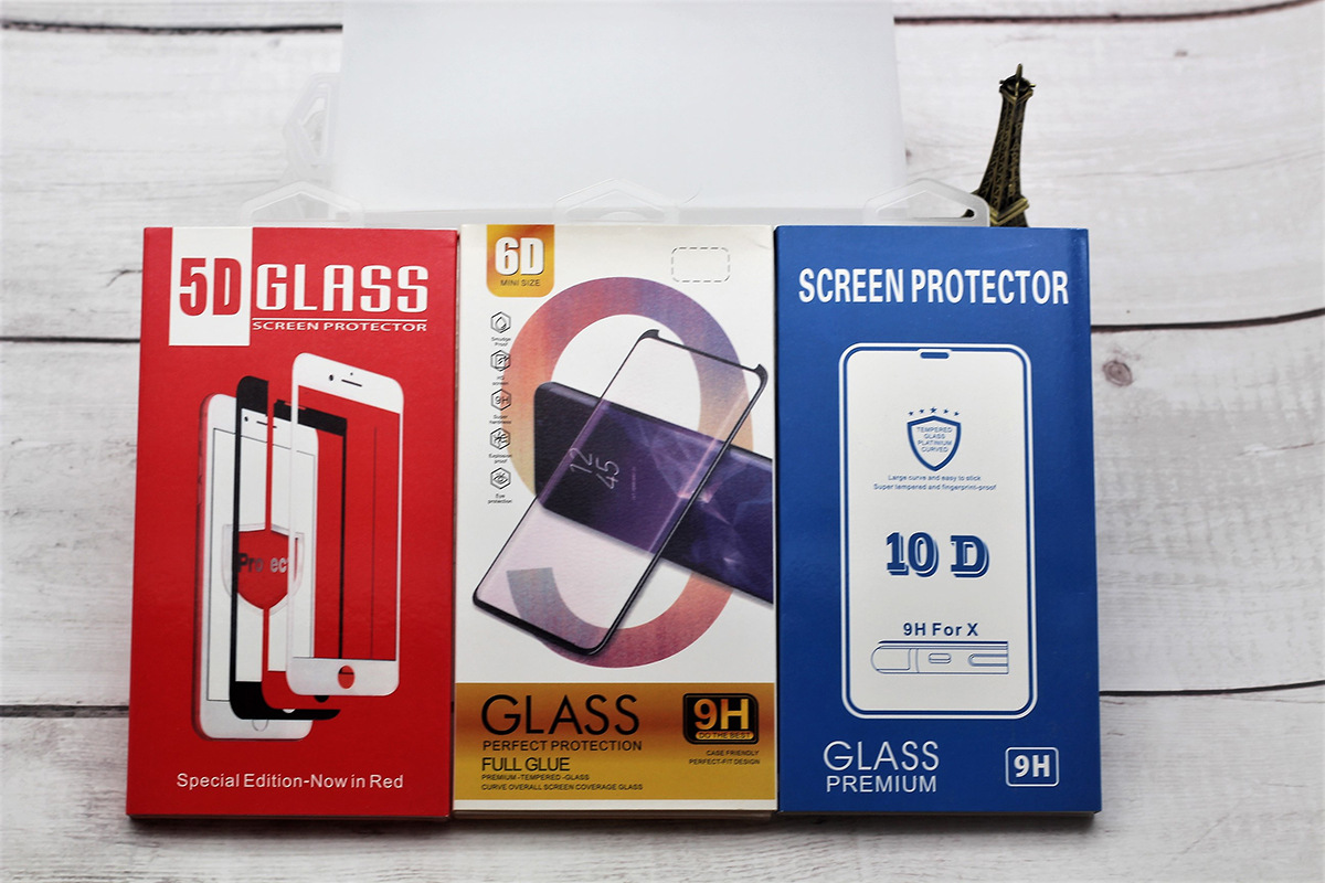 Universal Custom Size Screen Protector Retail Package