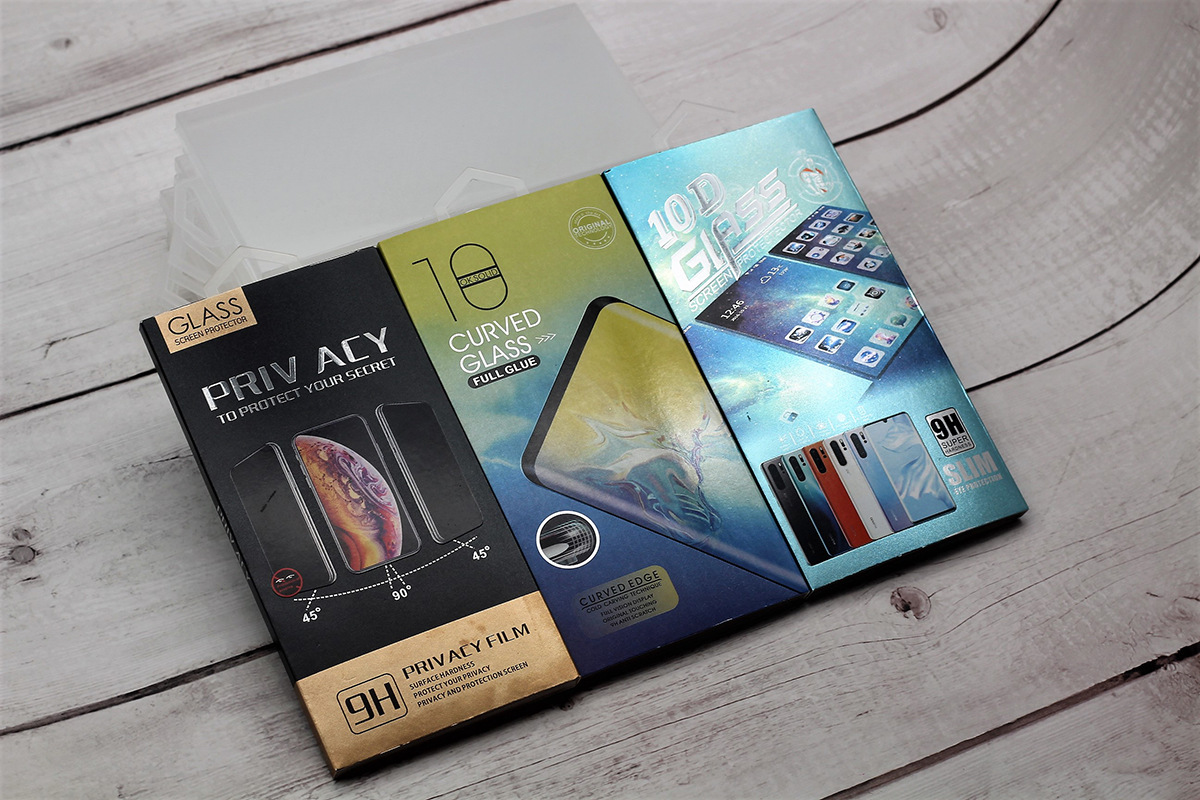 Universal Custom Size Screen Protector Retail Package