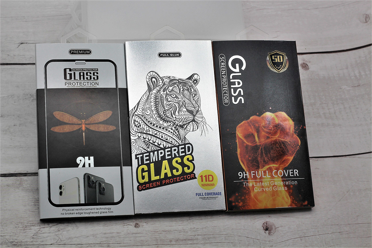 Universal Custom Size Screen Protector Retail Package