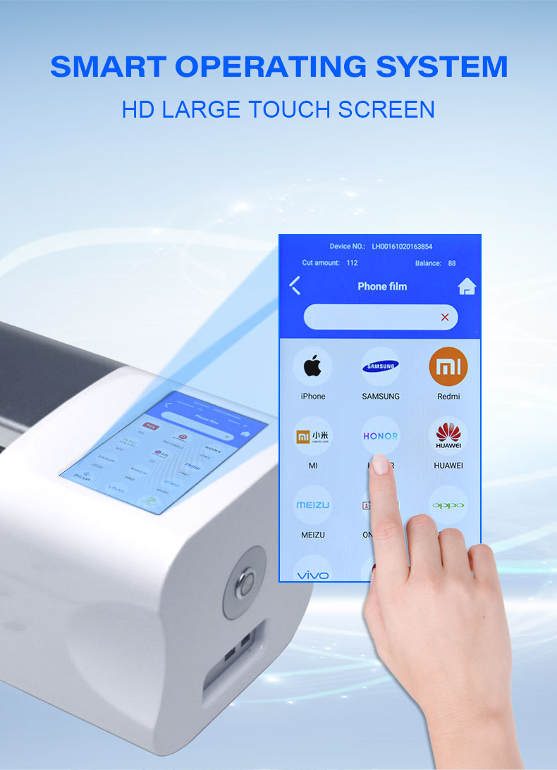 Intelligent TPU film cutter machine hydrogel auto cover cell mobile