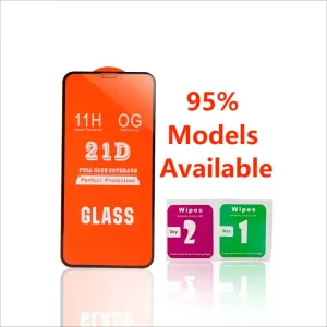 Professional 21D Tempered Glass For Redmi Note 8 For TECNO Screen Protector Guard