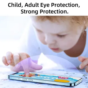 Wholesale Eye Protection Screen Protector 2.5D Full Glue Anti Blue Ray Light 9H Tempered Glass for iPhone 11 12 13 Pro Max