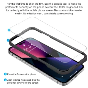 Wholesale Eye Protection Screen Protector 2.5D Full Glue Anti Blue Ray Light 9H Tempered Glass for iPhone 11 12 13 Pro Max