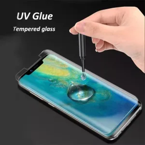 Wholesale UV Screen Glass Protector with Light and Glue for OnePlus 10 Pro 5G UV Tempered Screen Protector