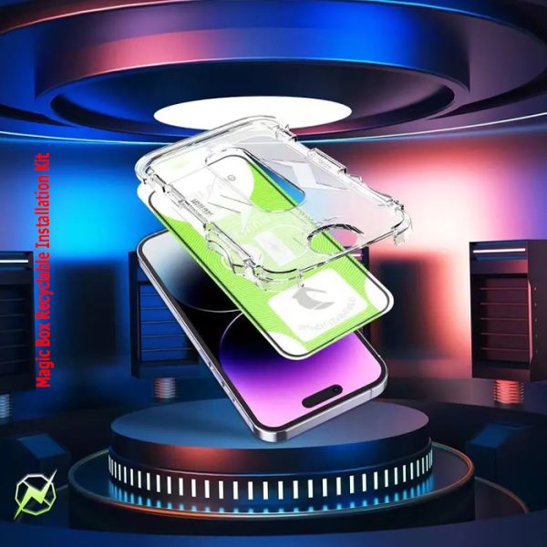 Magic Box recyclable installation kit easy applicator tempered glass