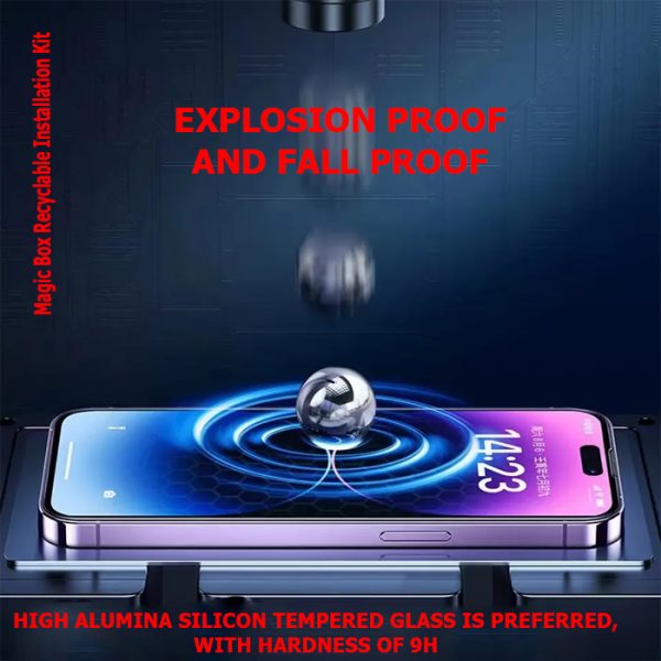 Magic Box recyclable installation kit easy applicator tempered glass