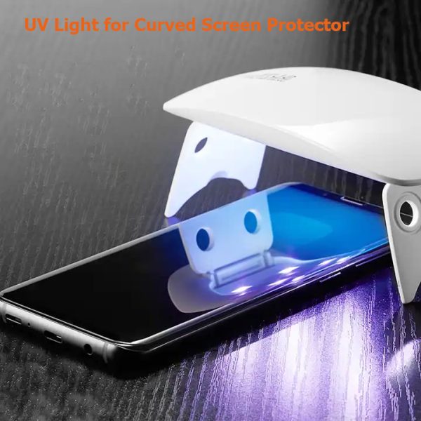 uv light screen on phone