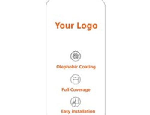 Custom Logo 2.5D 9H Tempered Glass Screen Protector for iPhone