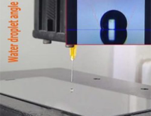 Water Contact Angle Testing for Tempered Glass Screen Protectors – MPG Glass Factory