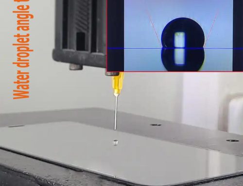 Water Contact Angle Testing for Tempered Glass Screen Protectors – MPG Glass Factory