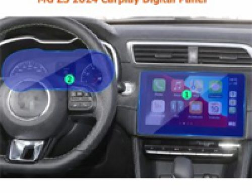 MPG Tempered Glass Screen Protector for MG ZS 2024 Carplay Digital Panel | Anti-Scratch Protective Film