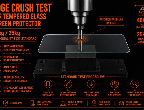 Edge Crush Test for Tempered Glass Screen Protectors – MPG Screen Protector